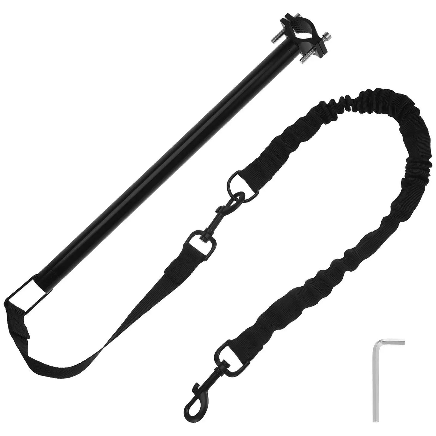 1Set Dog Bike Leash Attachment for Bicycles Heavy Duty Pet Pulling Rope Ergonomic Indoor Outdoor Use Safe Walking