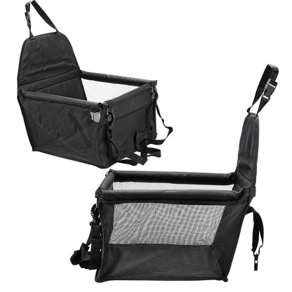 Folding Pet Dog Car Seat Safe Booster Cat Puppy Travel Carrier Bed Bag Basket UK