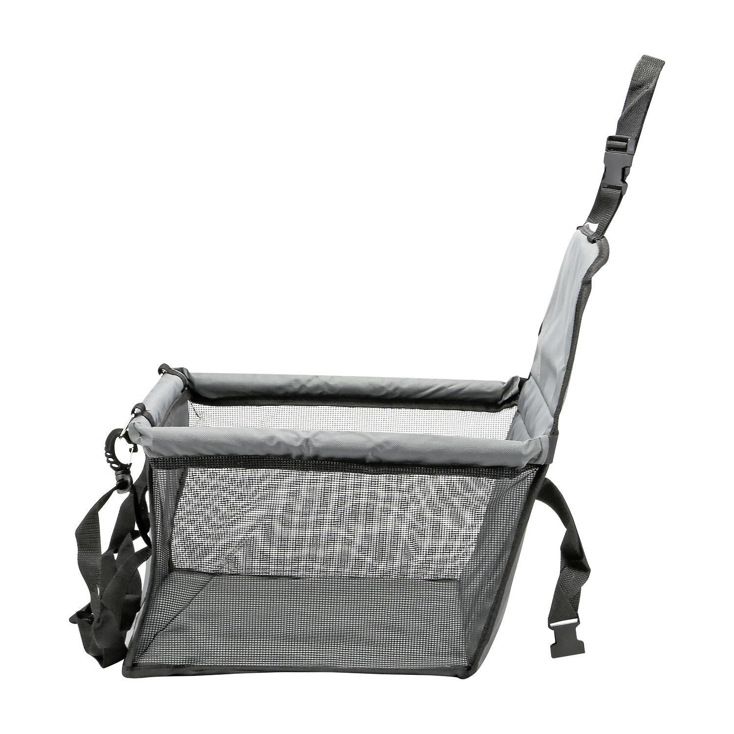 Folding Pet Dog Car Seat Safe Booster Cat Puppy Travel Carrier Bed Bag Basket UK
