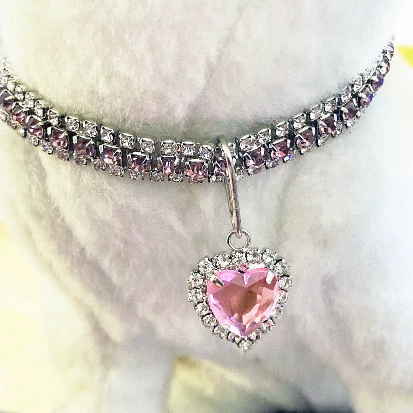 Pet Cats Wedding Pearls Collar Jeweled Dogs Collar Studded Glinting Rhinestones Wedding Necklace Costume Accessories Photo Props