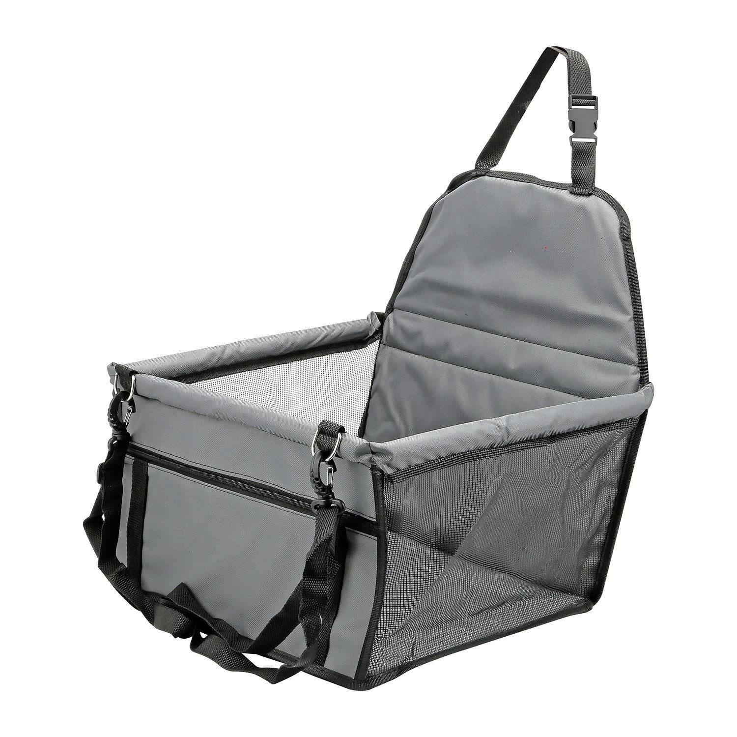 Folding Pet Dog Car Seat Safe Booster Cat Puppy Travel Carrier Bed Bag Basket UK