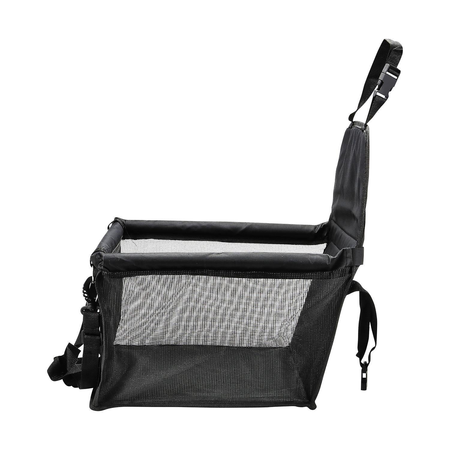 Folding Pet Dog Car Seat Safe Booster Cat Puppy Travel Carrier Bed Bag Basket UK