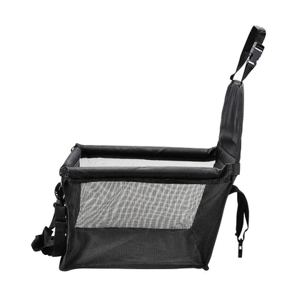 Folding Pet Dog Car Seat Safe Booster Cat Puppy Travel Carrier Bed Bag Basket UK