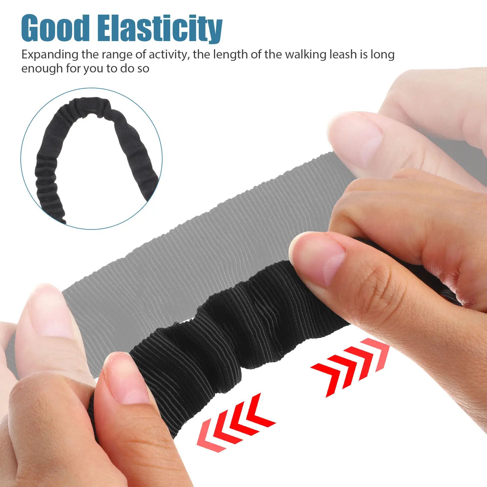 1Set Dog Bike Leash Attachment for Bicycles Heavy Duty Pet Pulling Rope Ergonomic Indoor Outdoor Use Safe Walking