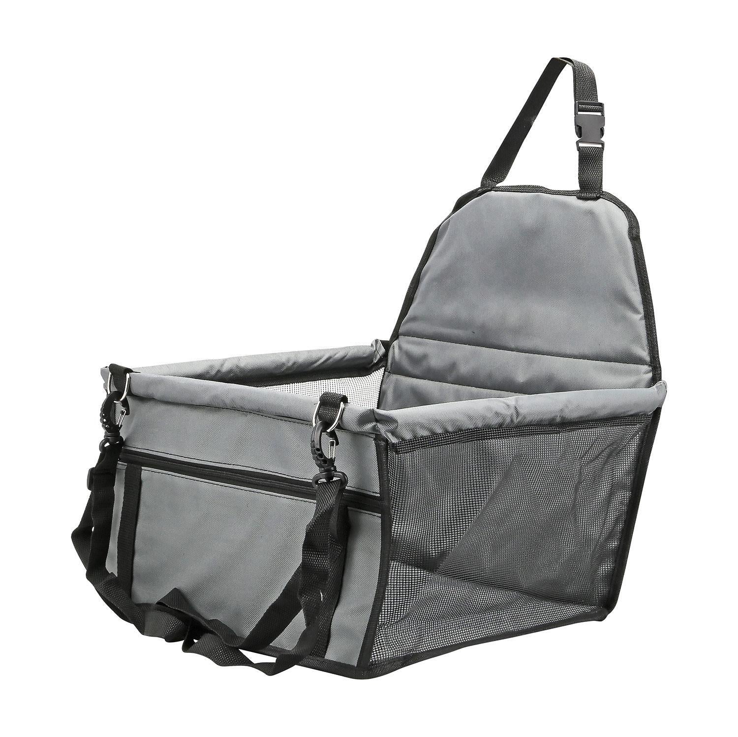 Folding Pet Dog Car Seat Safe Booster Cat Puppy Travel Carrier Bed Bag Basket UK